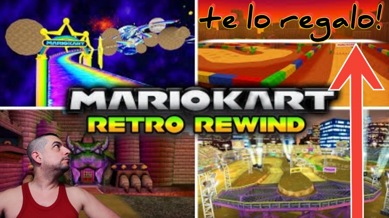 😲te REGALO👒mario kart retrorewind🏁PARA PC💻