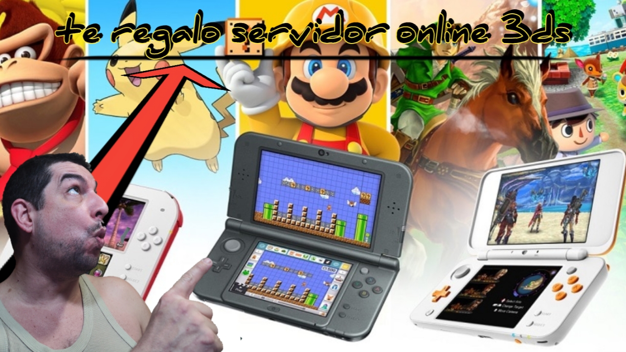 🎁te REGALO servidor ONLINE🎮en 3DS🕹️(despues de cerrar los originales)🌍